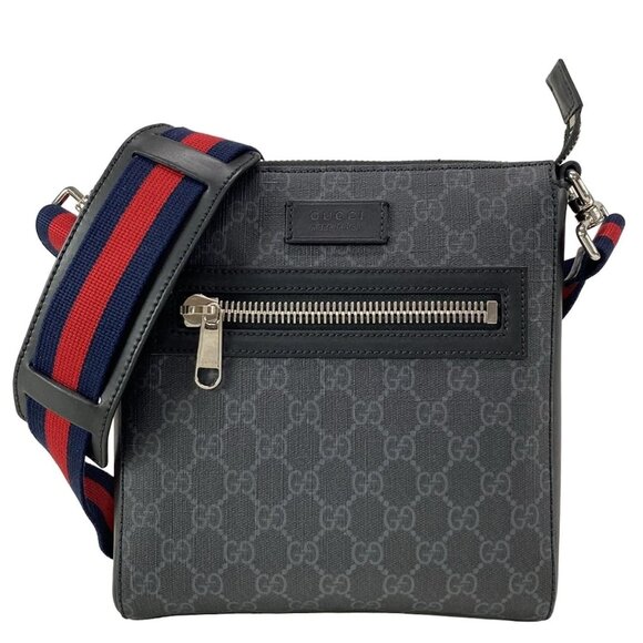 GUCCI GG Supreme Leather Shoulder Bag 935-071225 - Picture 1 of 15